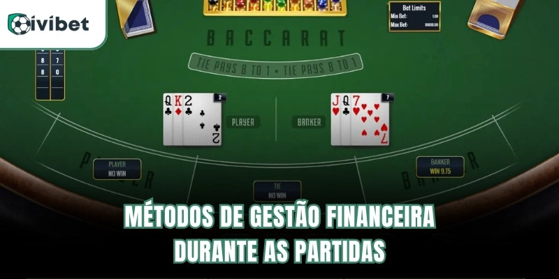 Métodos de gestão financeira durante as partidas